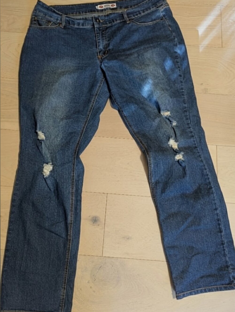 Dark Blue Straight Leg Women’s Jeans